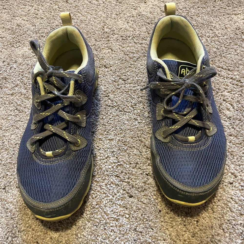 Ahnu Women’s Navy and Yellow Athletic Shoes